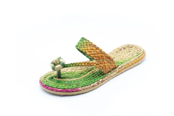 Sandals Made Water Hyacinth — Stock Photo, Image