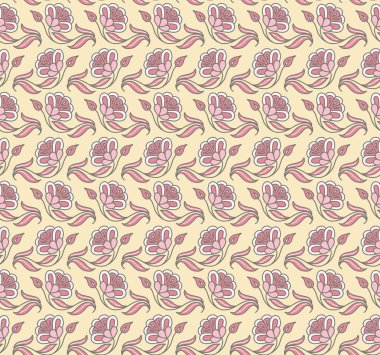 Dekoratif çiçek deseni