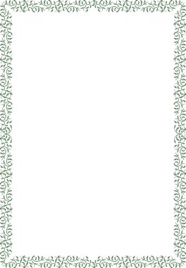 A4 çerçeve bitkilerden