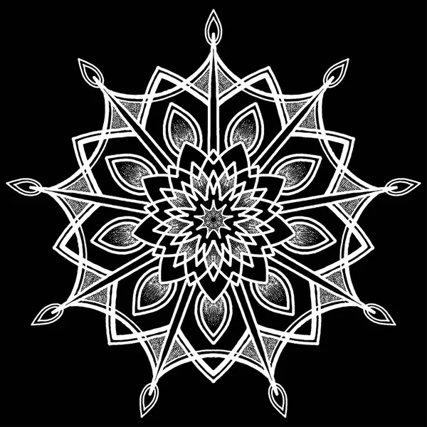 Dekoratif yuvarlak desen tasarım doodle