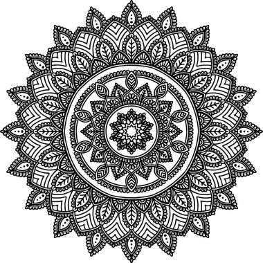 Şekil mandala boyama