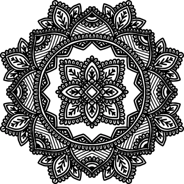 Ábra a mandala színezés — Stock Vector