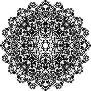 Şekil mandala boyama