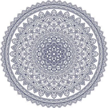 Şekil mandala boyama