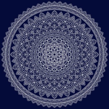 Mandala büyük beyaz