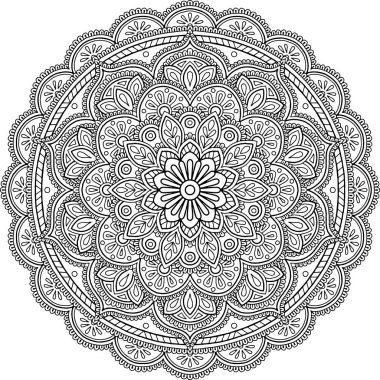 Şekil mandala boyama