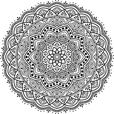 Şekil mandala boyama