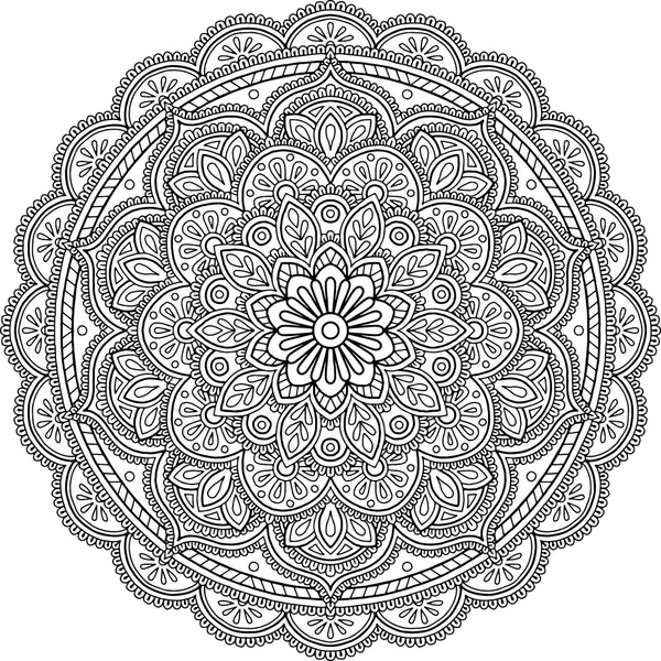 Şekil mandala boyama