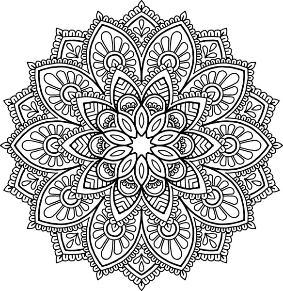 Şekil mandala boyama