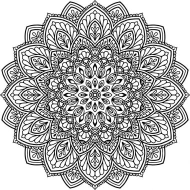 Şekil mandala boyama