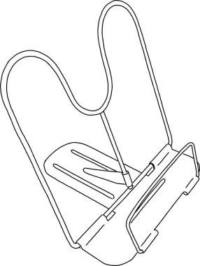 Kitaplar için metal stand