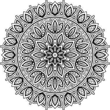 Şekil mandala boyama