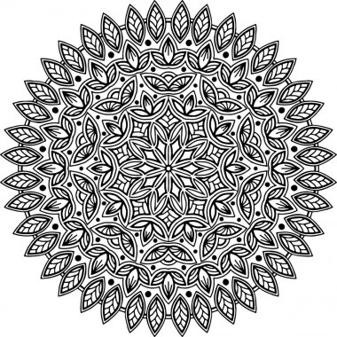 Şekil mandala boyama