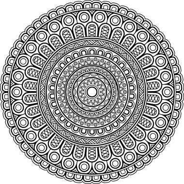 Şekil mandala boyama