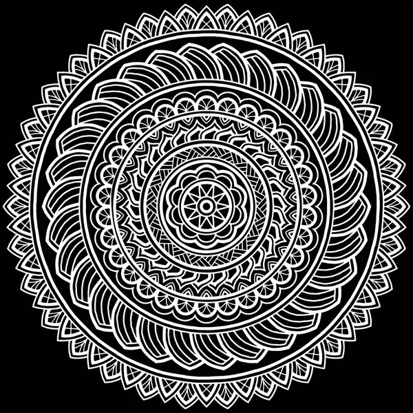 Mandala desen beyaz