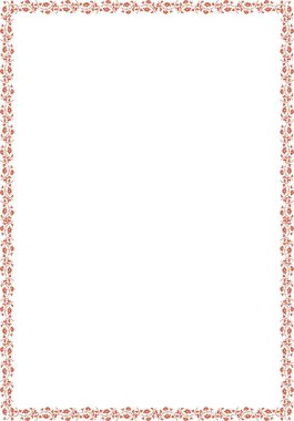 A4 boyutu için çerçeve