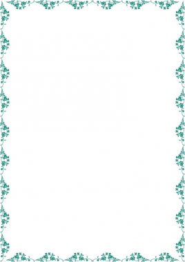 A4 boyutu için çerçeve