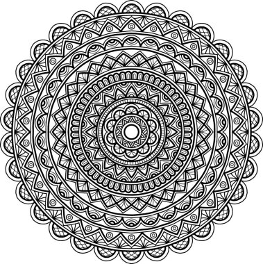 Şekil mandala boyama