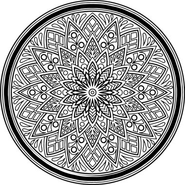 Şekil mandala boyama