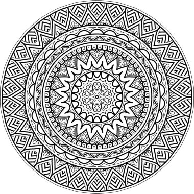 Şekil mandala boyama