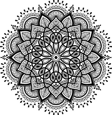 Şekil mandala boyama