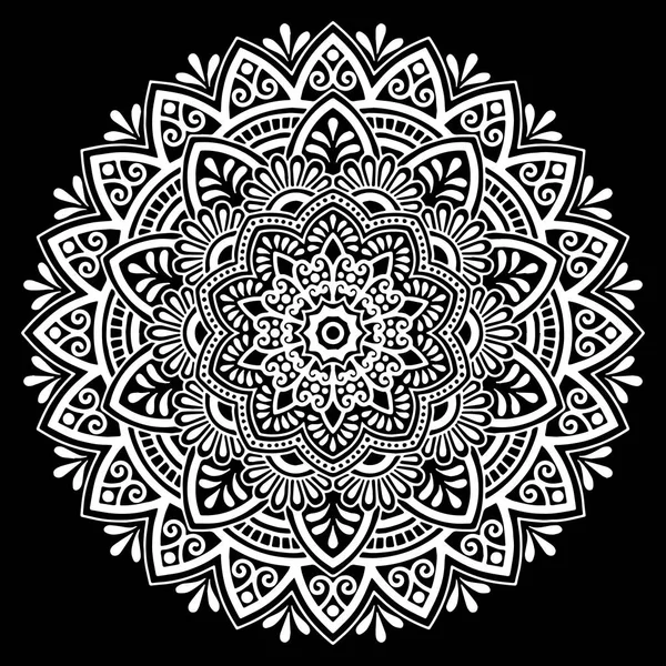 Mandala desen beyaz