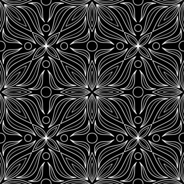 Soyut desenler siyah ve beyaz doodle