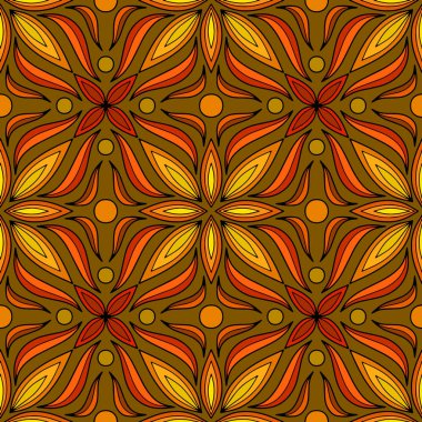 Soyut desen renk doodle