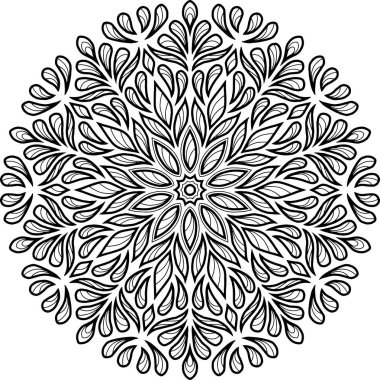 Şekil mandala boyama