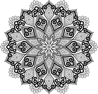 Şekil mandala boyama