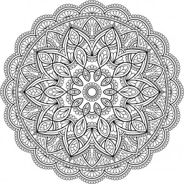 Şekil mandala boyama