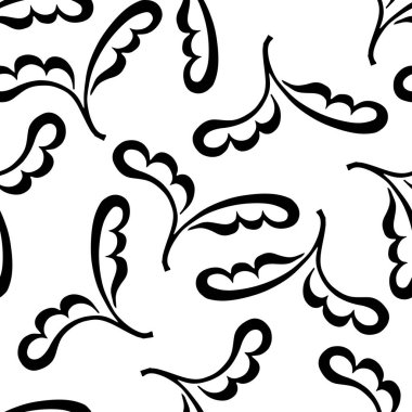 Soyut desenler kusursuz karalama çizimi