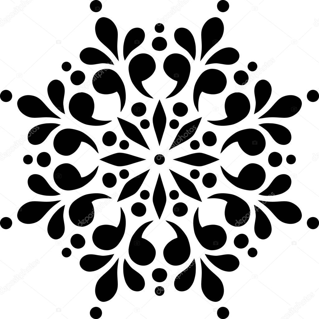 Mandala Pattern Stencil doodles sketch