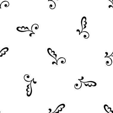 Soyut desenler kusursuz karalama çizimi