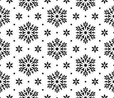 Soyut desenler kusursuz siyah-beyaz karalama çizimi