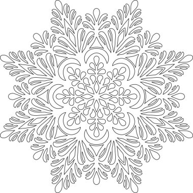 Mandala boyama kroki doodles rakam