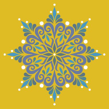 Mandala desen renk keyfi