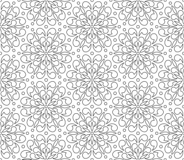 Boyama doodle kroki keyfi için soyut desen