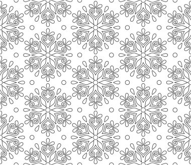 Boyama doodle kroki keyfi için soyut desen