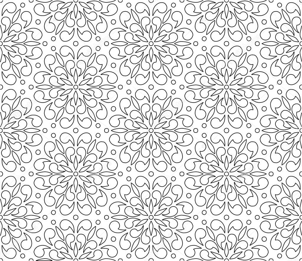 Abstract pattern for coloring doodle Sketch good mood