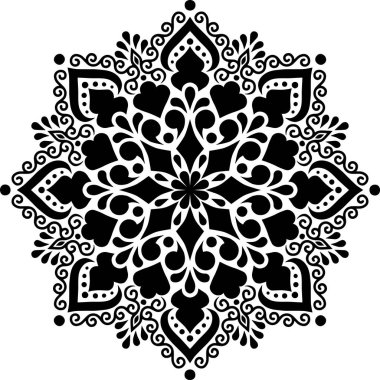 Mandala desen stencil karalamalar kroki iyi ruh hali