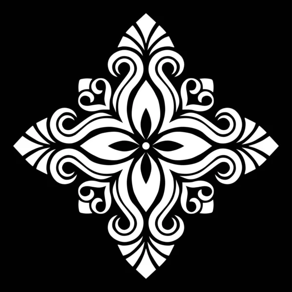 十字涂鸦草图黑人和白人的宗教 适合装饰的 — 图库矢量图片