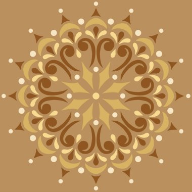 Mandala renk desenleri iyi bir ruh hali çizer