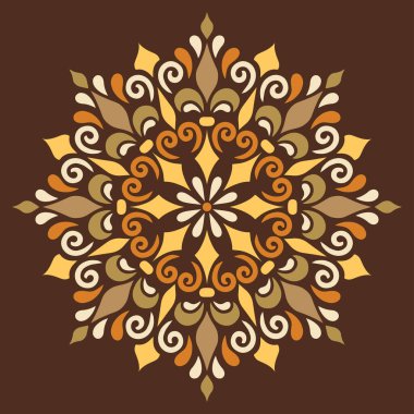 Mandala renk desenleri iyi bir ruh hali çizer