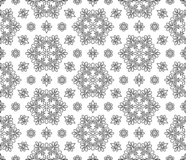 Boyama doodle kroki keyfi için soyut desen