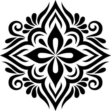 Çapraz çizim siyah beyaz din. Dekorasyona uygun.