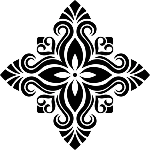 Cross Doodle Esboço Preto Branco Religião Adequado Para Decoração —  Vetores de Stock