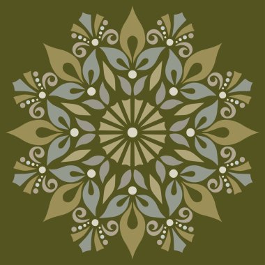 Mandala renk desenleri iyi bir ruh hali çizer