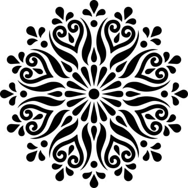 Mandala desen stencil karalamalar kroki iyi ruh hali