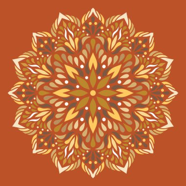 Mandala renk desenleri iyi bir ruh hali çizer